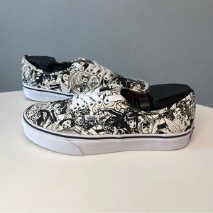 Vans Marvel X Authentic "Marvel Women" Print Skate Shoes Sneakers Size 6.5M 8W